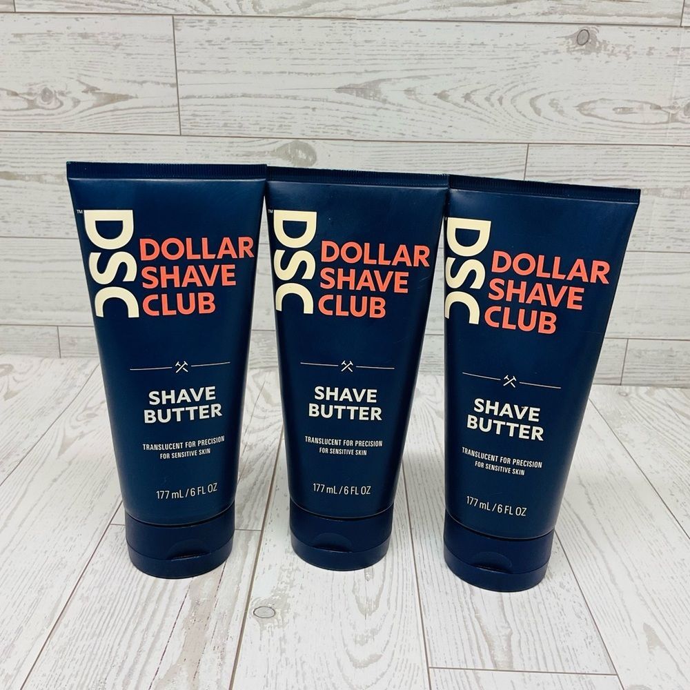Dollar Shave Club Shave butter/ 6OZ (3 PACK) Translucent Shaving Cream